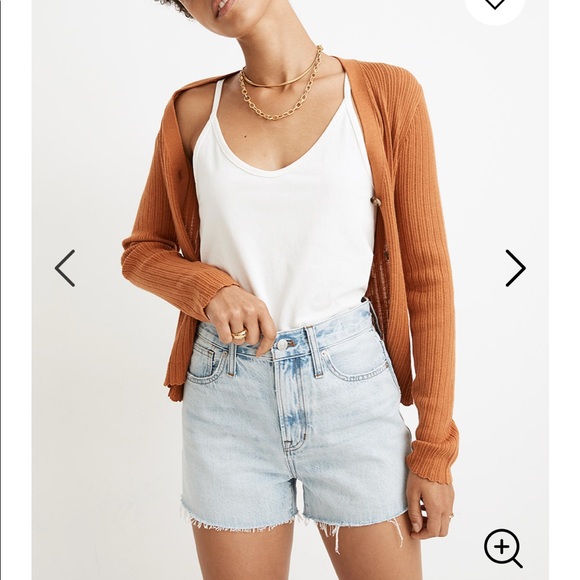Madewell Pants - NEW Madewell The Perfect Jean Short Millman Wash